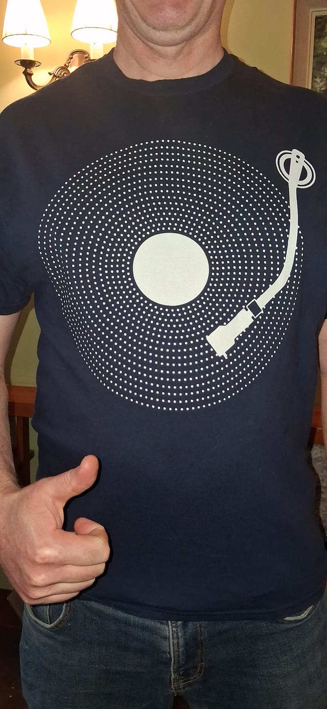 Customer photo review of Vinyl Dots T-Shirt
