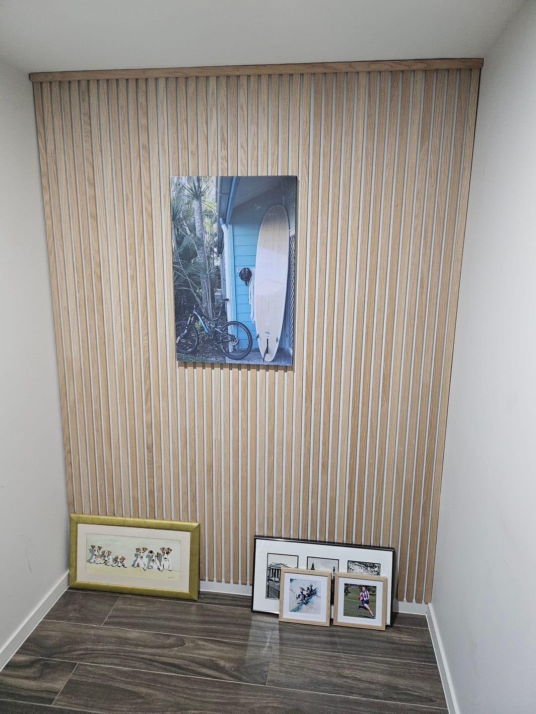 Customer photo review of Natural Oak | Acoustic Panel (White Felt) 2.4M