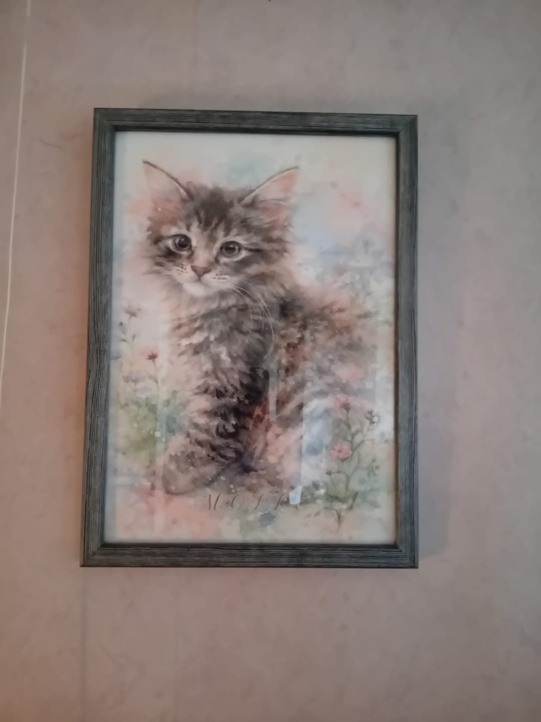 Customer photo review of Personalised Poster - Watercolour