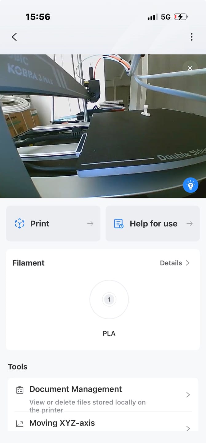 Customer photo review of Caméra pour imprimantes 3D FDM