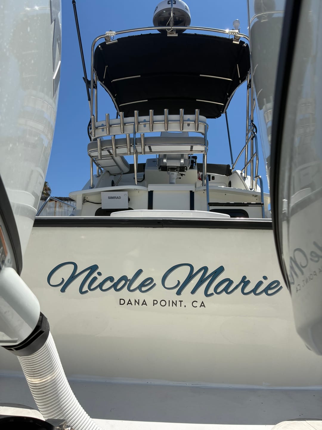Customer photo review of Custom Digital Boat Name Logo Design