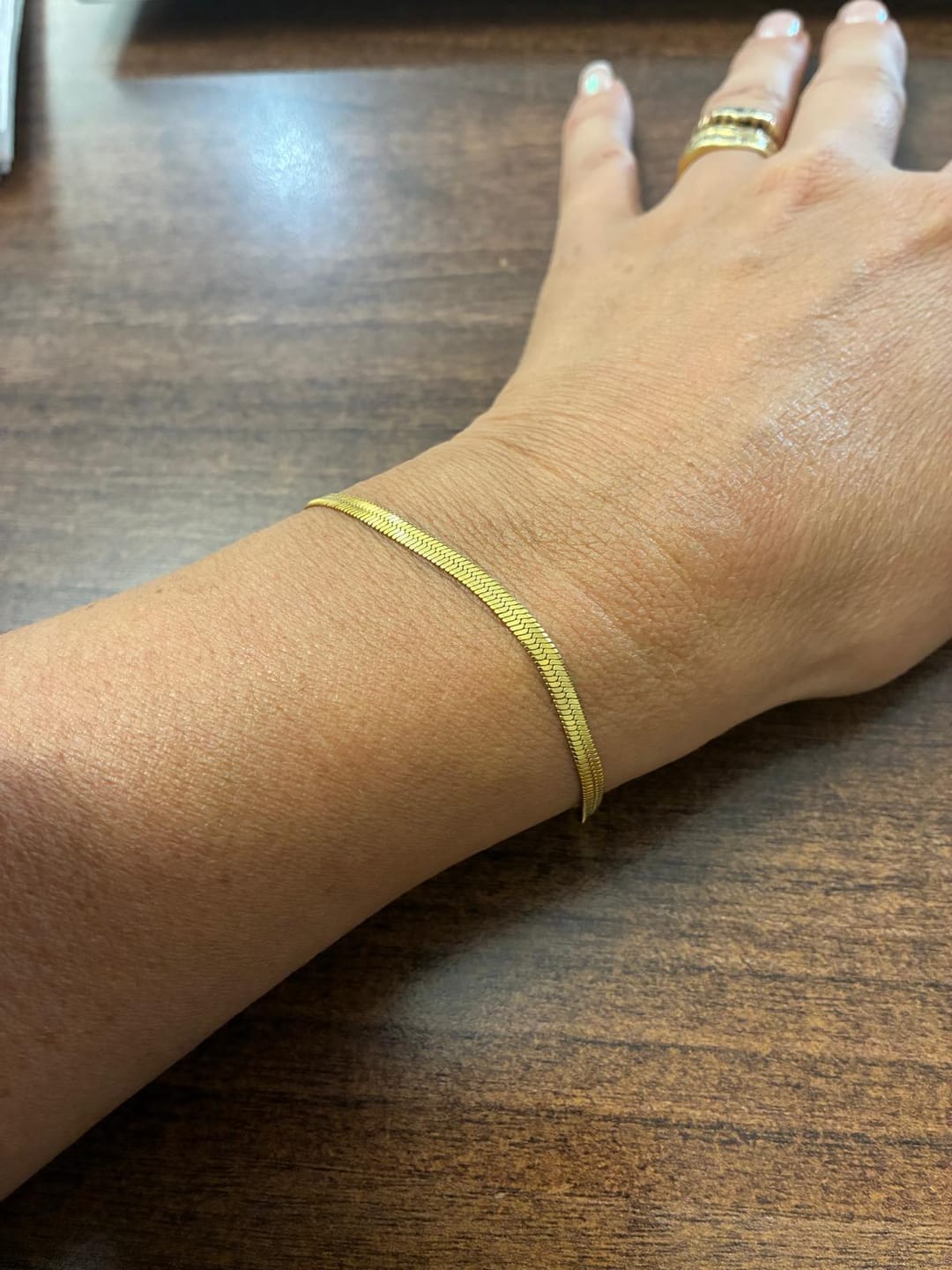 Customer photo review of Verona Snake Bracelet