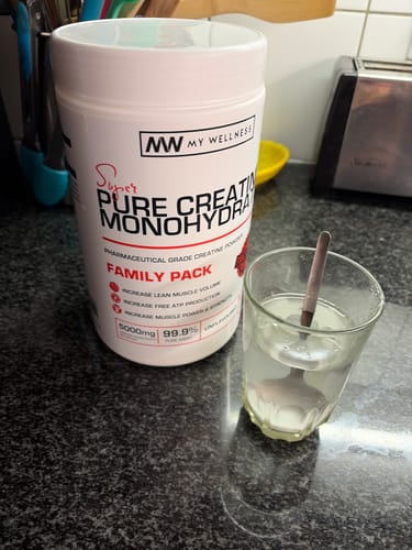 Customer photo review of My Wellness Pure Creatine Monohydrate