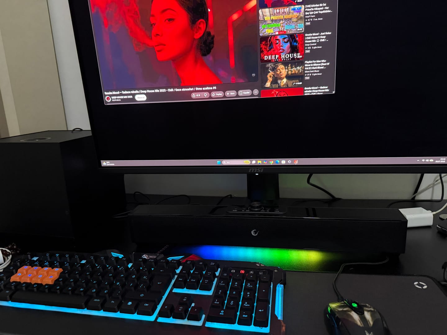 Customer photo review of Rm-1 SoundWave Plus Siyah 2X15W + 34W Gaming Soundbar Speaker