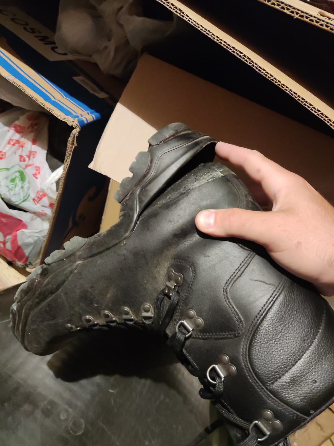 Customer photo review of Genuine French Military Feline ranger boots Gore-Tex® lining field footwear NEW
