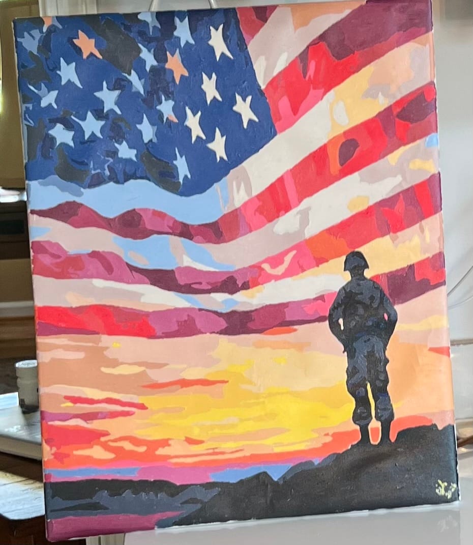 Customer photo review of Flag's Fighter