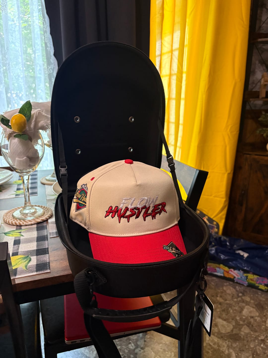 Customer photo review of K-Frame 5 Panel Baseball Hat
