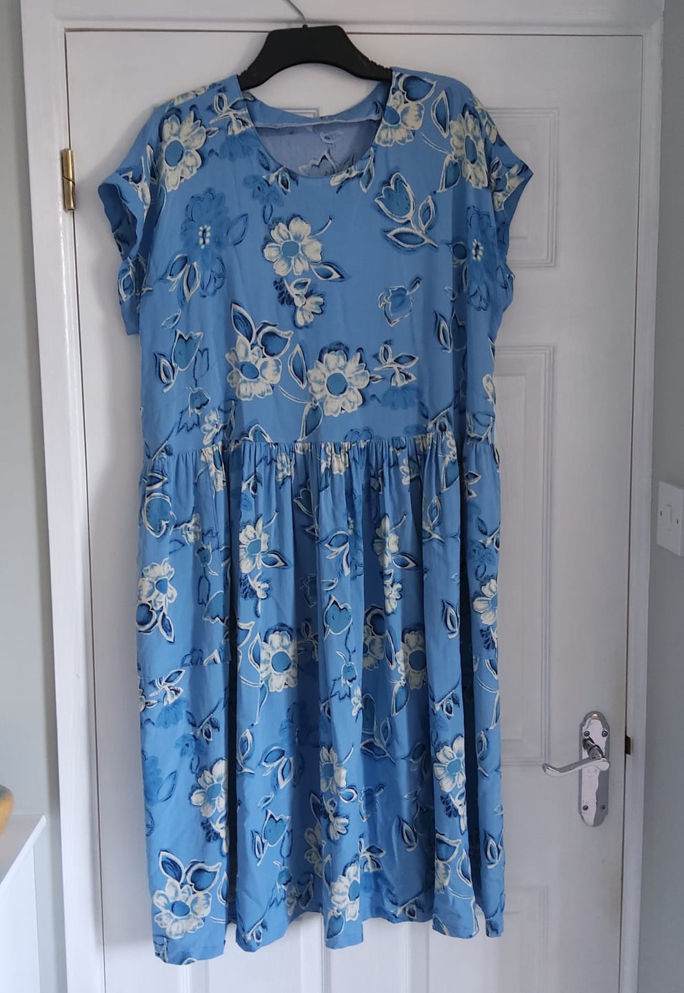 Customer photo review of Vintage Posy Viscose Challis Fabric