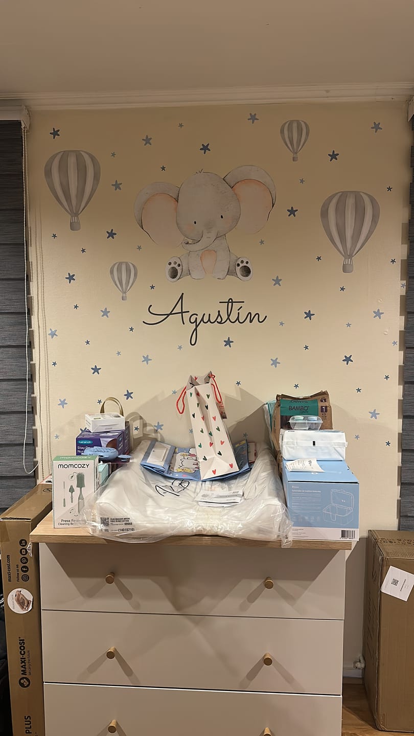 Customer photo review of Elefante, globos y estrellas