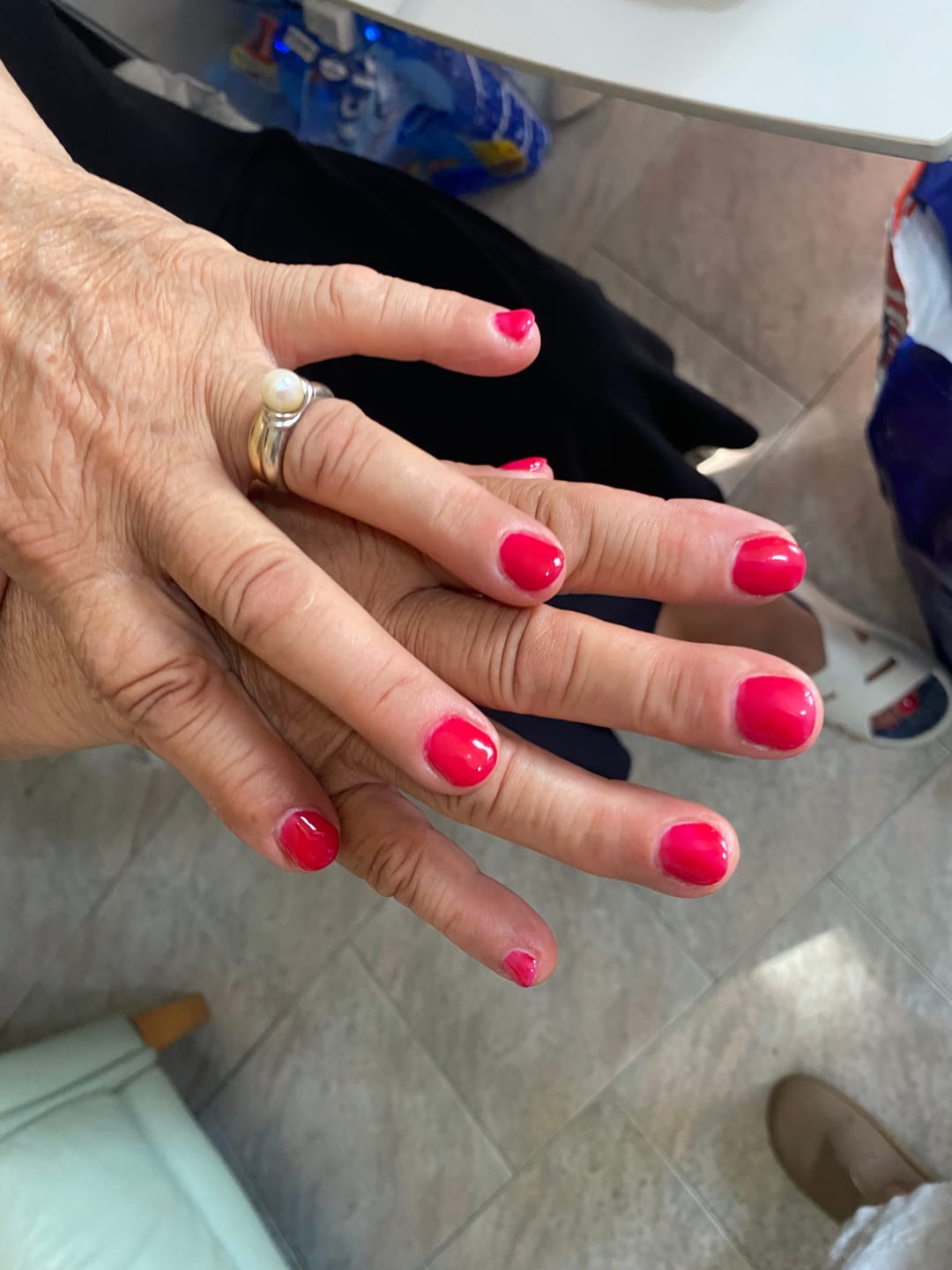 Customer photo review of Smalto Semipermanente LCI -  Latte trasparente rosino