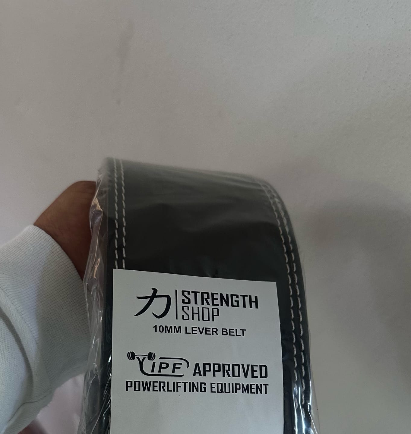 Customer photo review of 10MM Lever Belt - Black