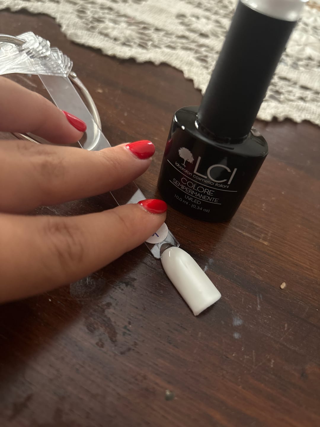 Customer photo review of Smalto Semipermanente LCI -  Bianco French