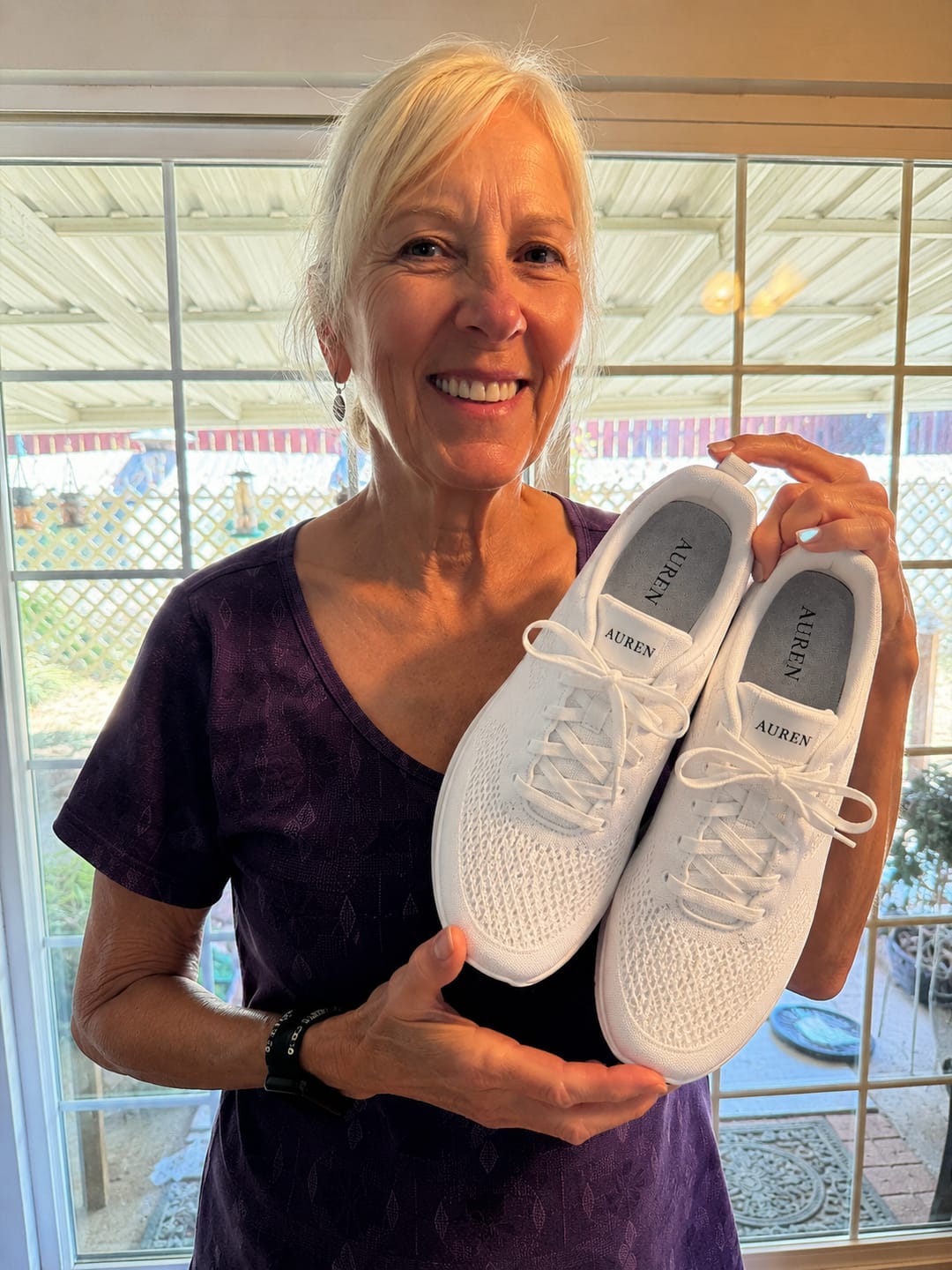 Customer photo review of AUREN™ Orthopedic Slip-On Walking Sneakers with 4-Layer Orthotic Insole