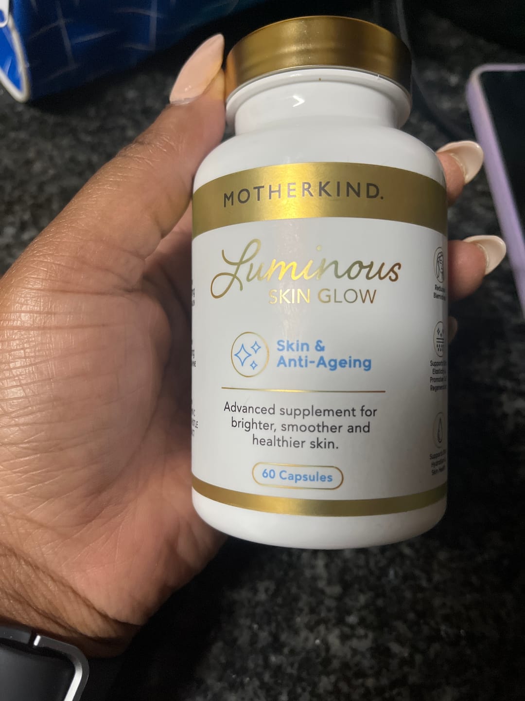 Customer photo review of Luminous Skin Glow With Collagen