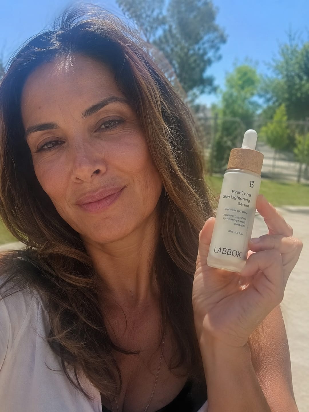 Customer photo review of Labbok EvenTone Peptides Lightening Serum