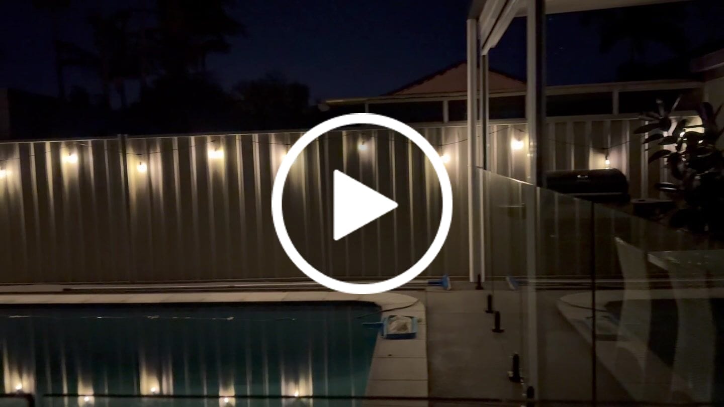 Customer video review of SolaGarden™ Festoon Lights