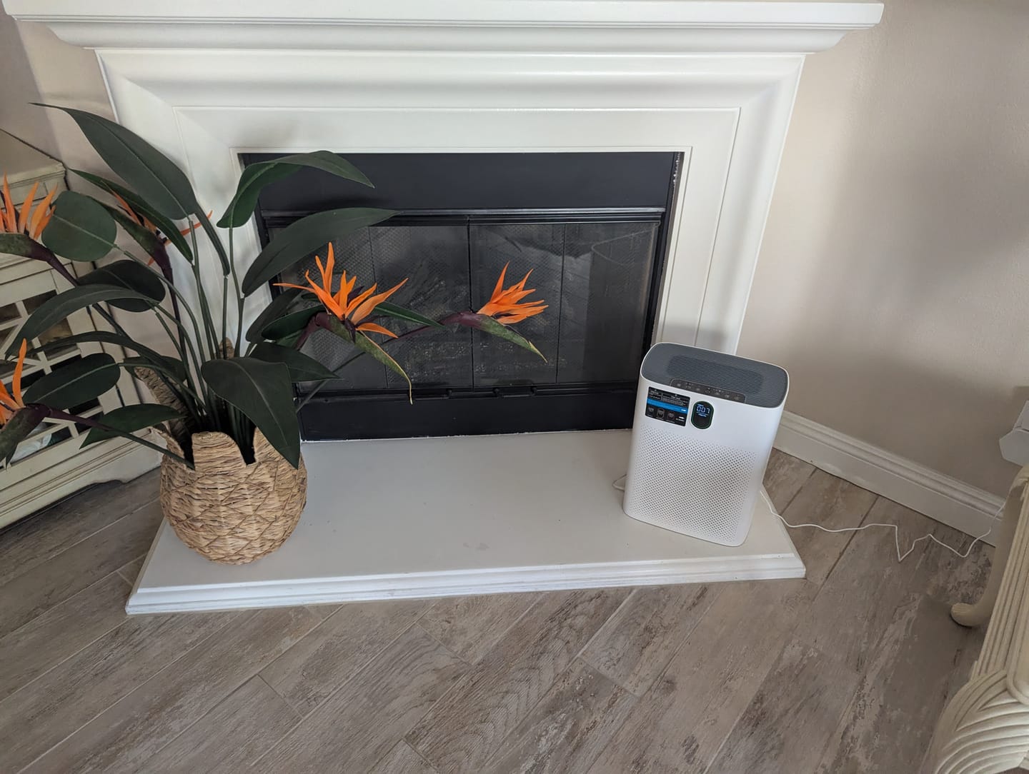 Customer photo review of Smart Air Purifier V1 Pro – Powerful HEPA Filtration with PM2.5 Sensor, App & Voice Control for Clean Indoor Air