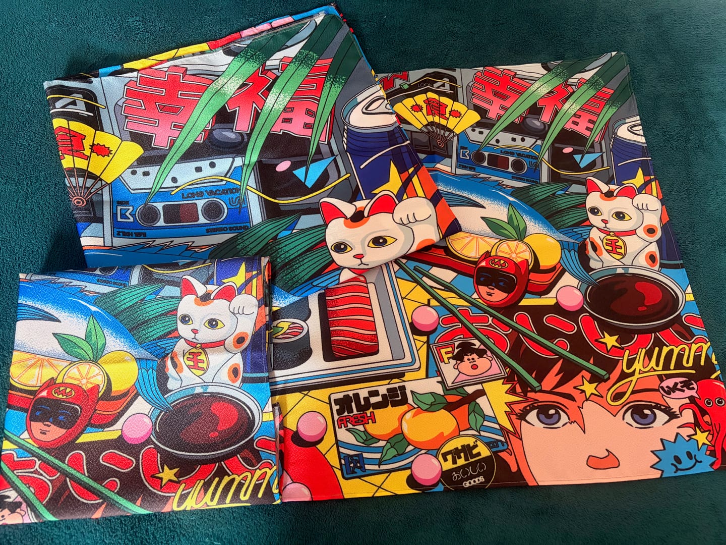 Customer photo review of Furoshiki City Pop