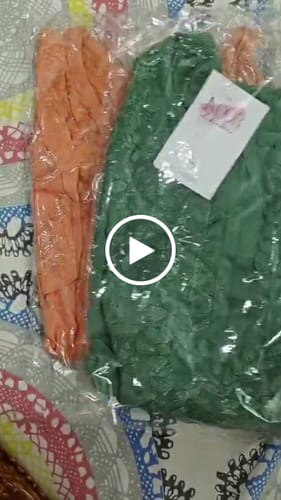 Customer video review of Sarah Sage Green Modal short top