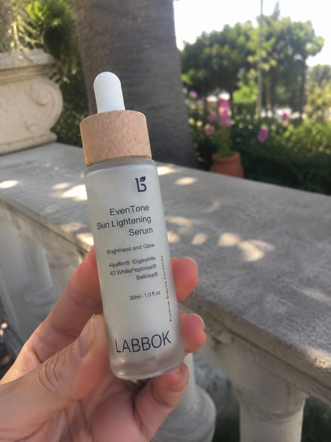 Customer photo review of Labbok EvenTone Peptides Lightening Serum