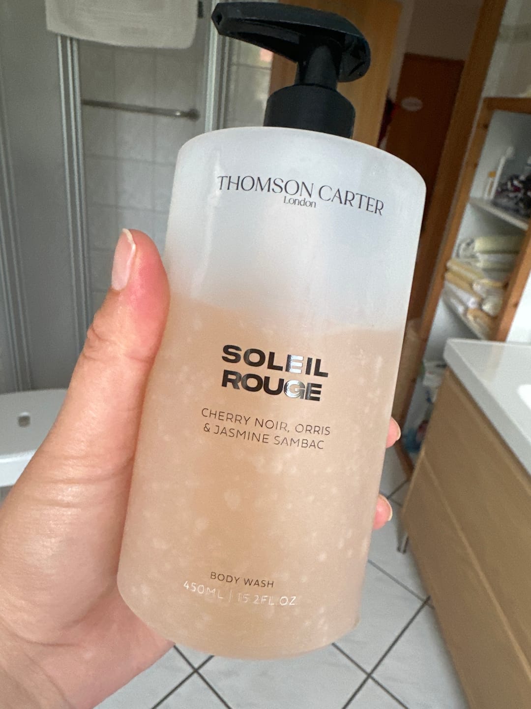 Customer photo review of Soleil Rouge | Body Wash