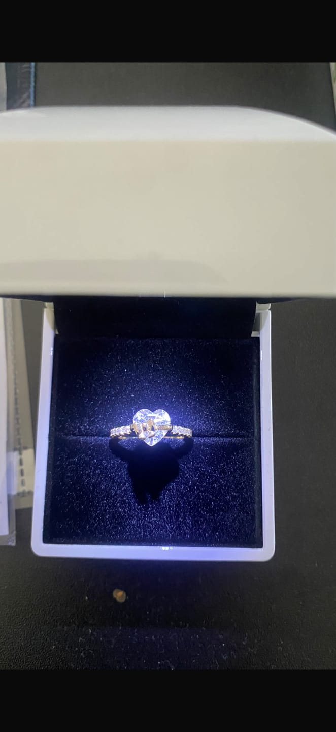 Customer photo review of Marquise Promise Silver