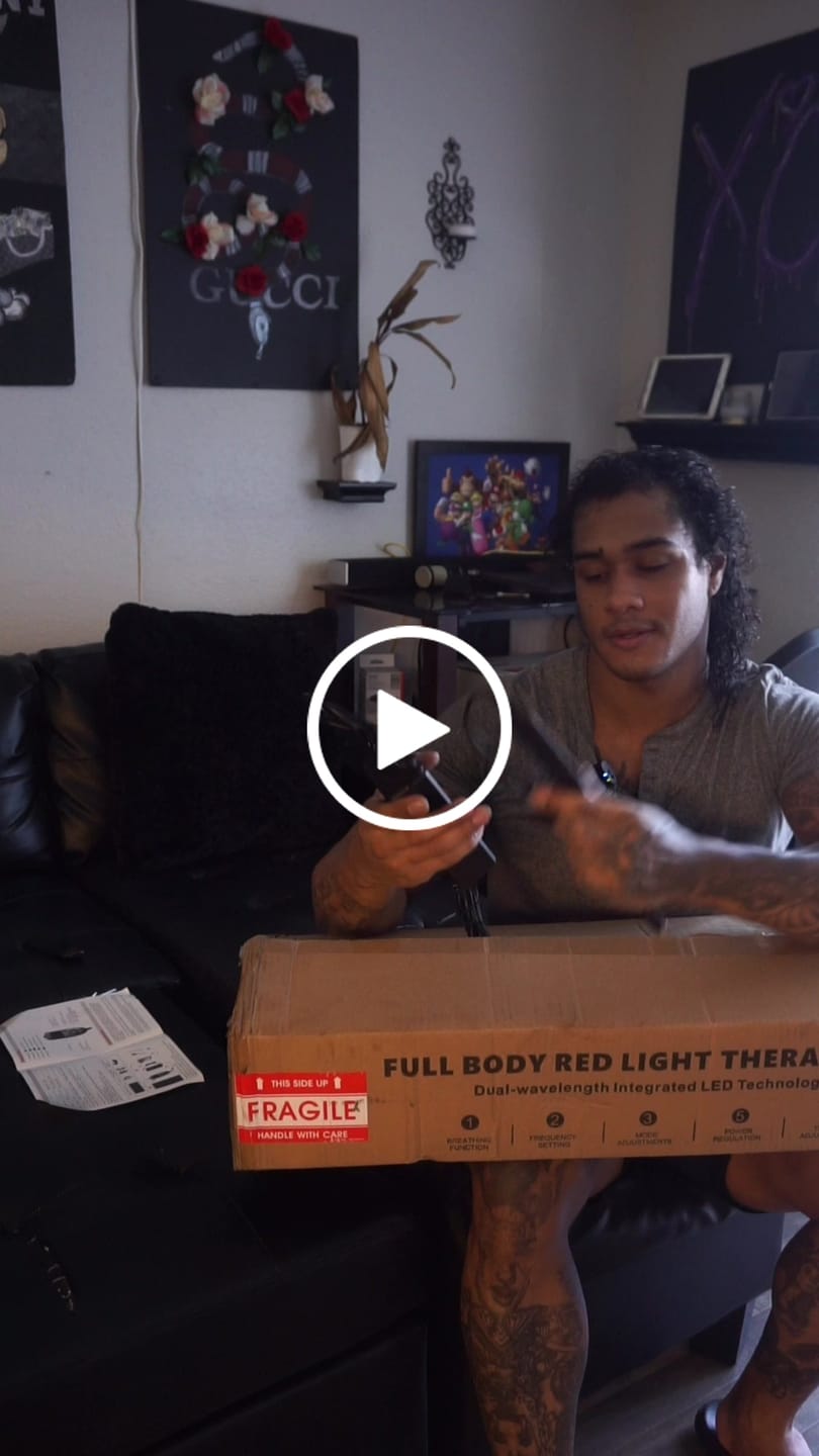 Customer video review of Red Light Therapy Mat