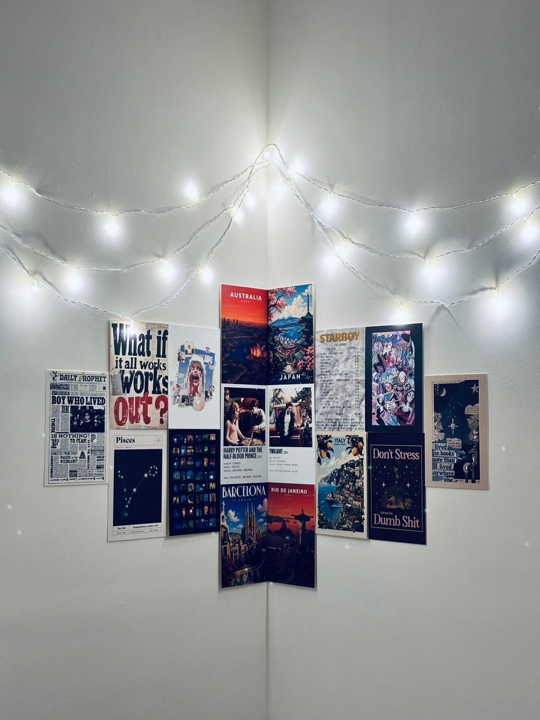 Customer photo review of CUSTOM WALL COLLAGE POSTERS