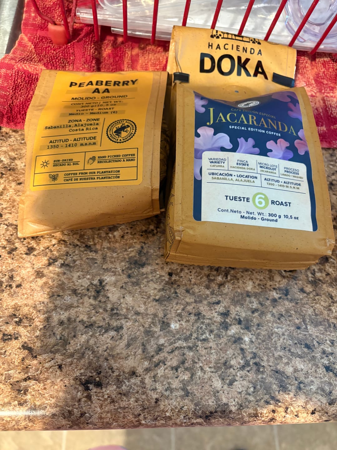 Customer photo review of Jacaranda Limited Edition Ground Coffee