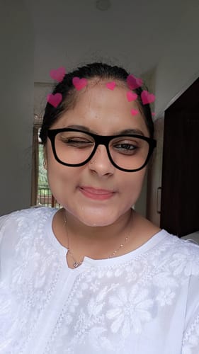 Customer photo review of Nazakat White Cotton short kurta