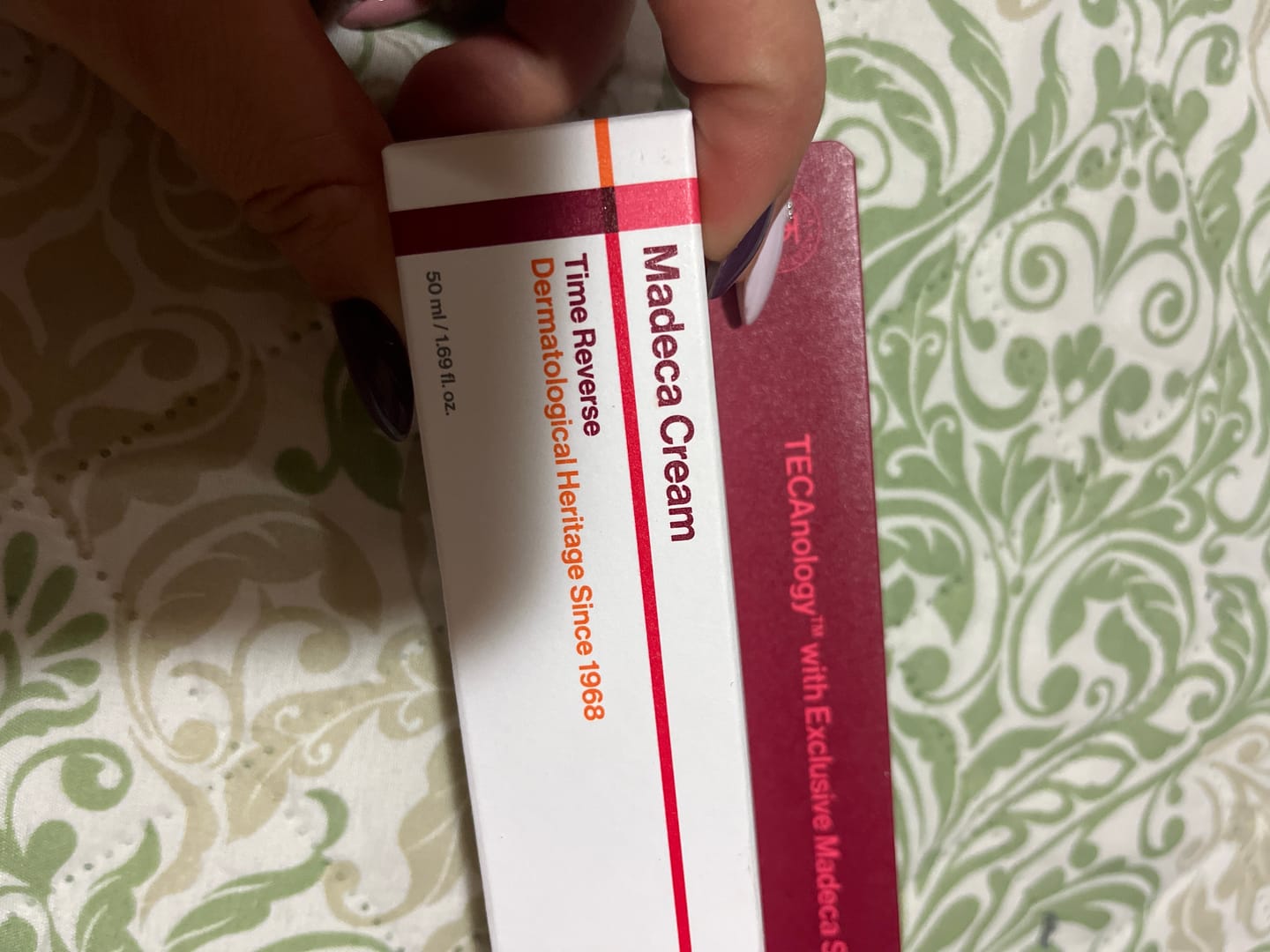 Customer photo review of Madeca Cream Time Reverse