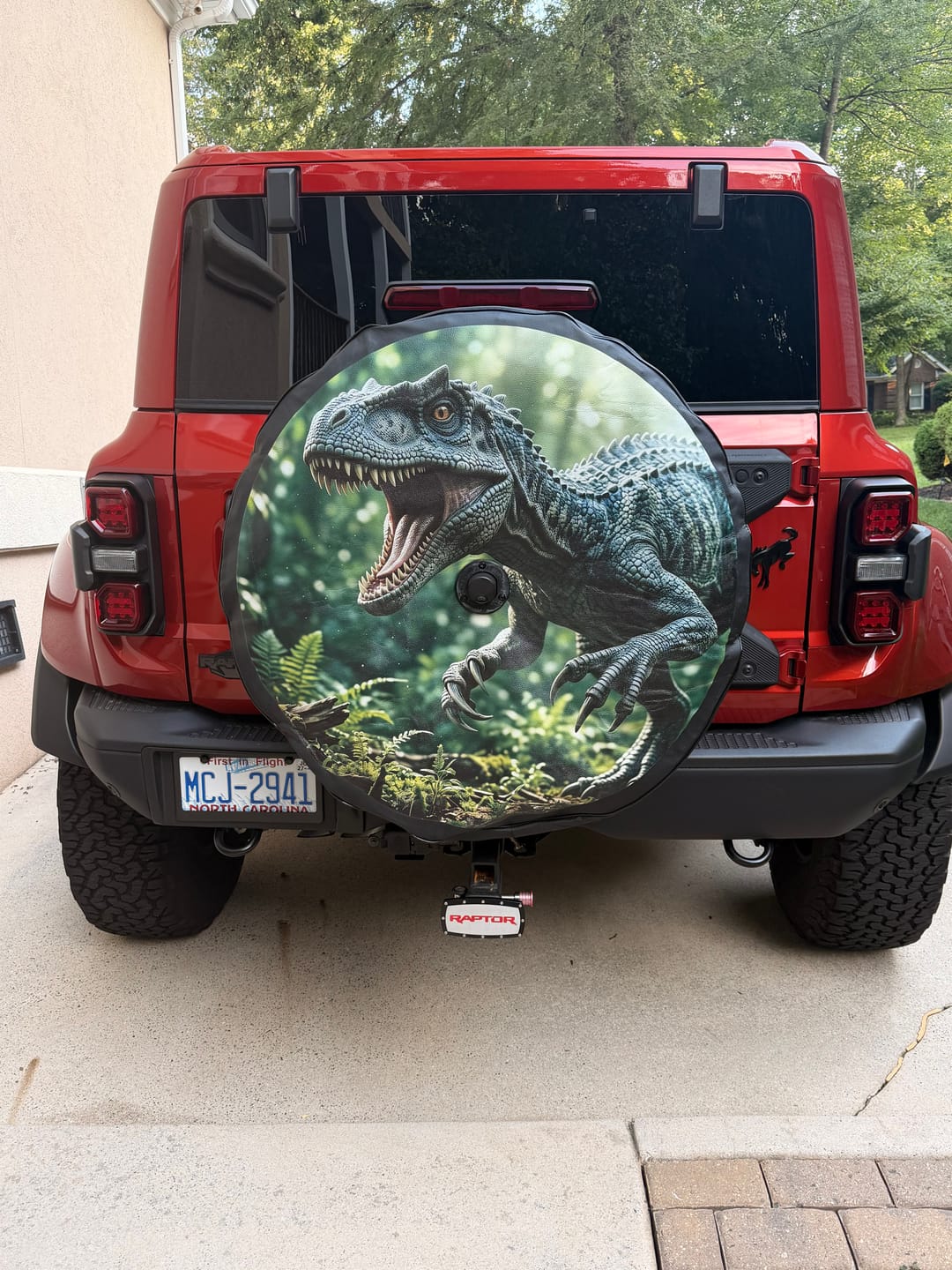 Customer photo review of CUSTOM Ford Bronco Tire Cover