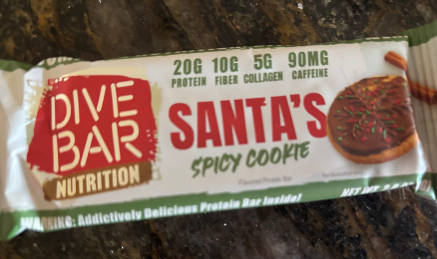 Customer photo review of Santa Spicy Nightlife Cookie - 6 bars