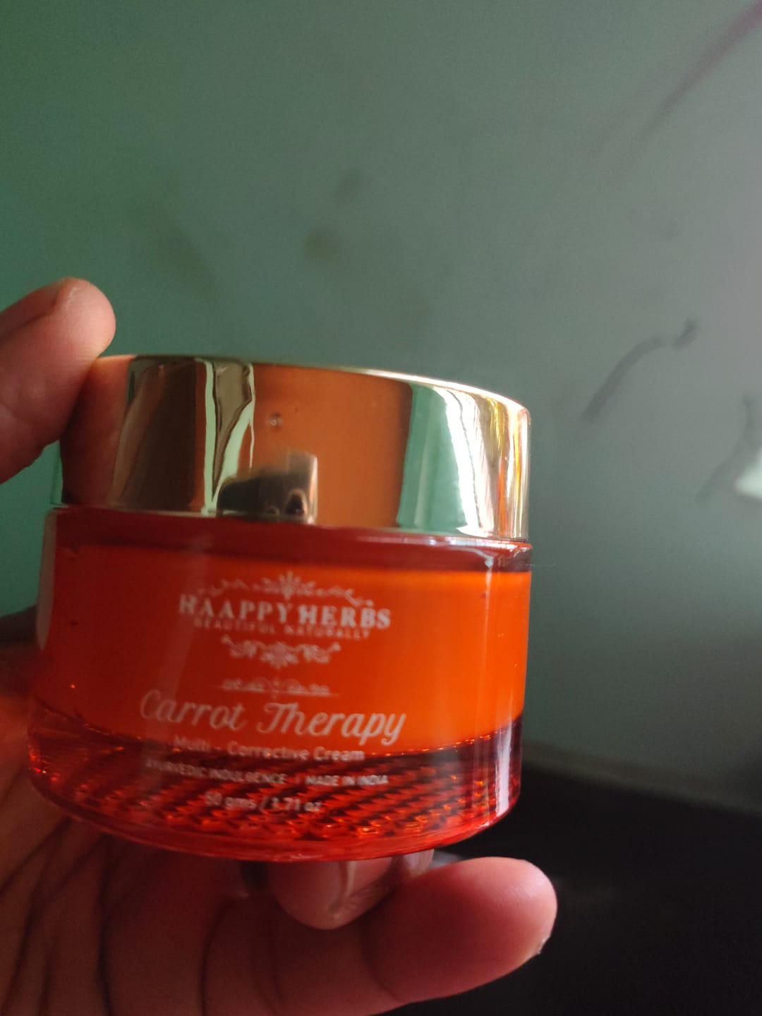 Customer photo review of Carrot Therapy Multi Correct Cream