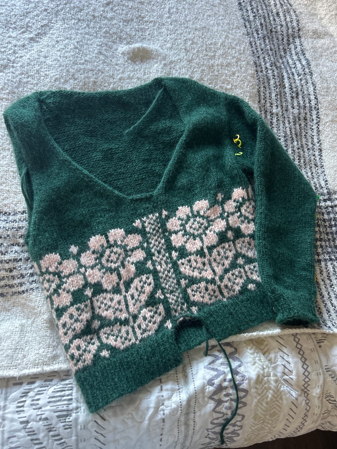 Customer photo review of Snefnug  (55% Baby Alpaca / 35% Algodón / 10% Lana Merino Extra Fina)