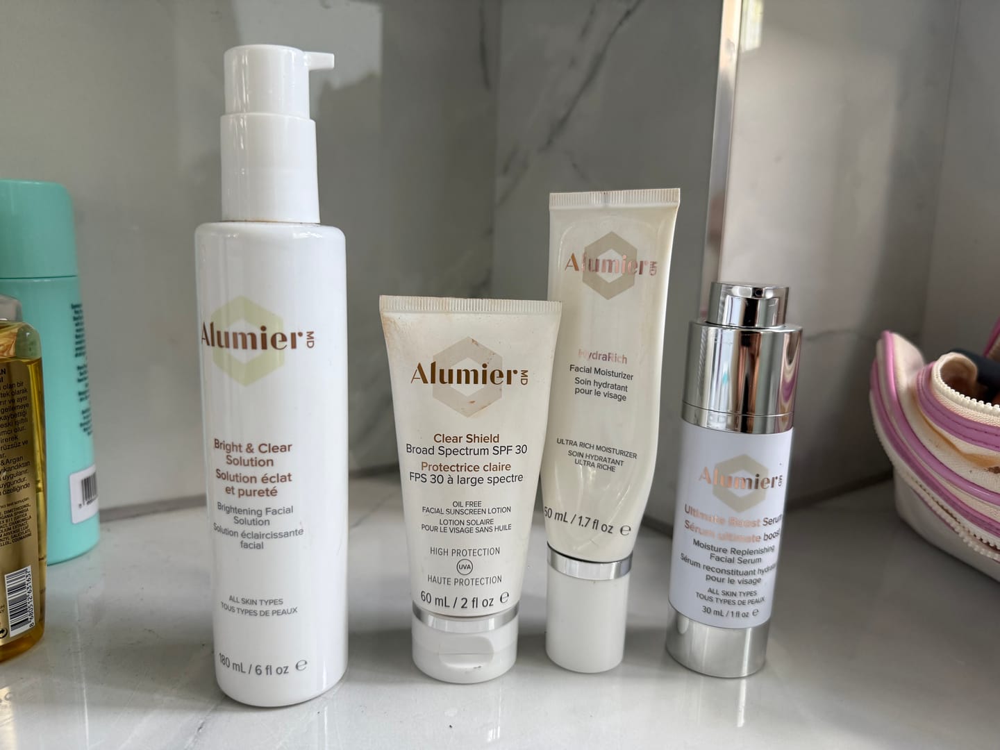 Customer photo review of Alumier Bright and Clear Solution (180ml)