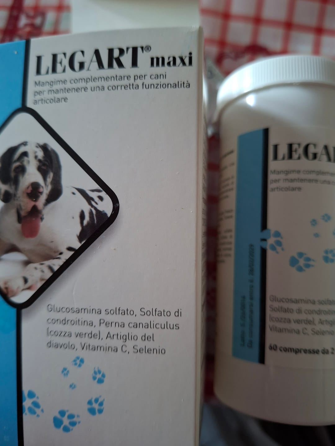 Customer photo review of LEGART MAXI 60 cpr – Integratore Articolare Per Cani Medio/Grandi