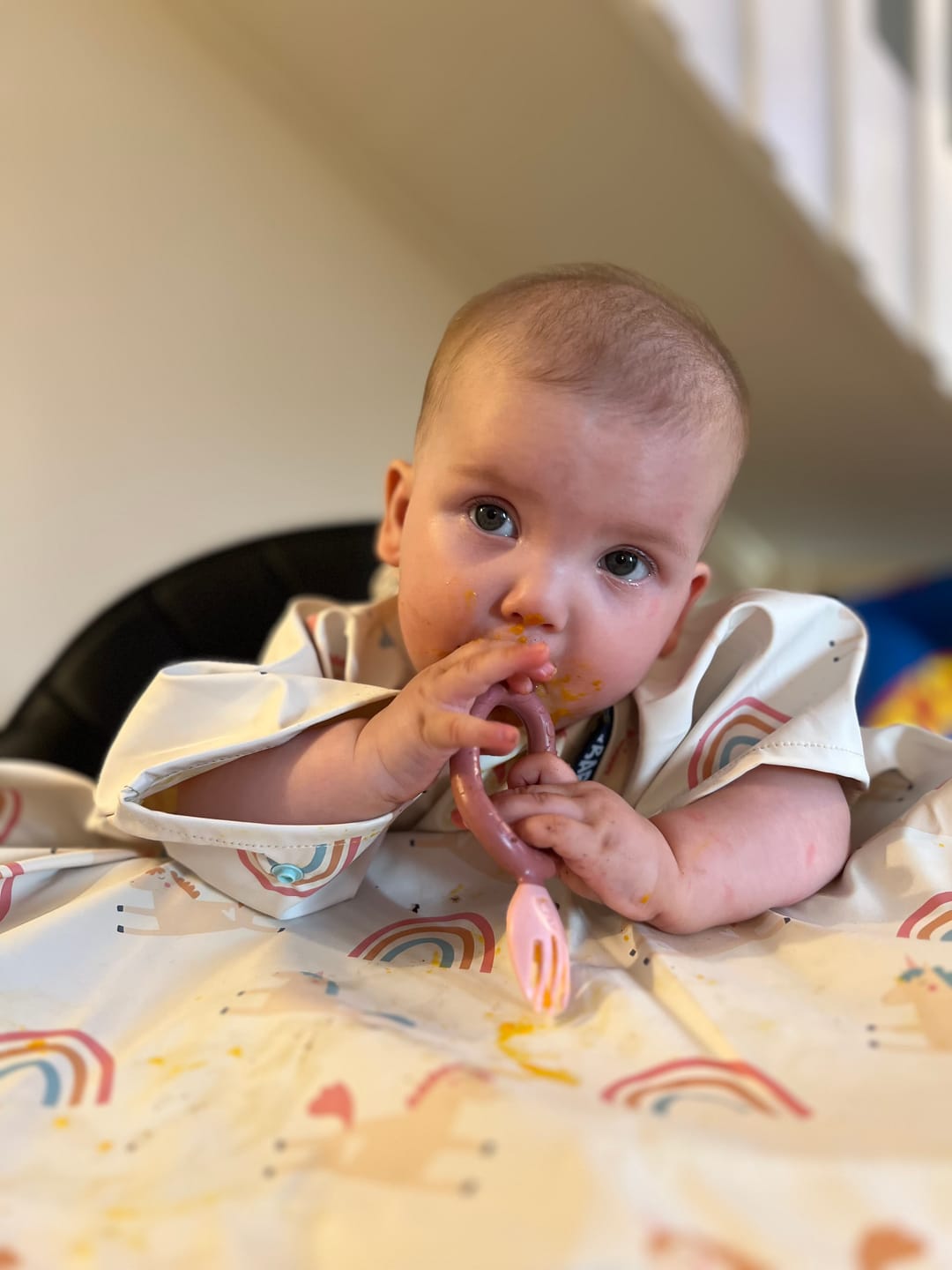 Customer photo review of Multi-stage baby spork and dipper - Sporkit™ (two-pack)
