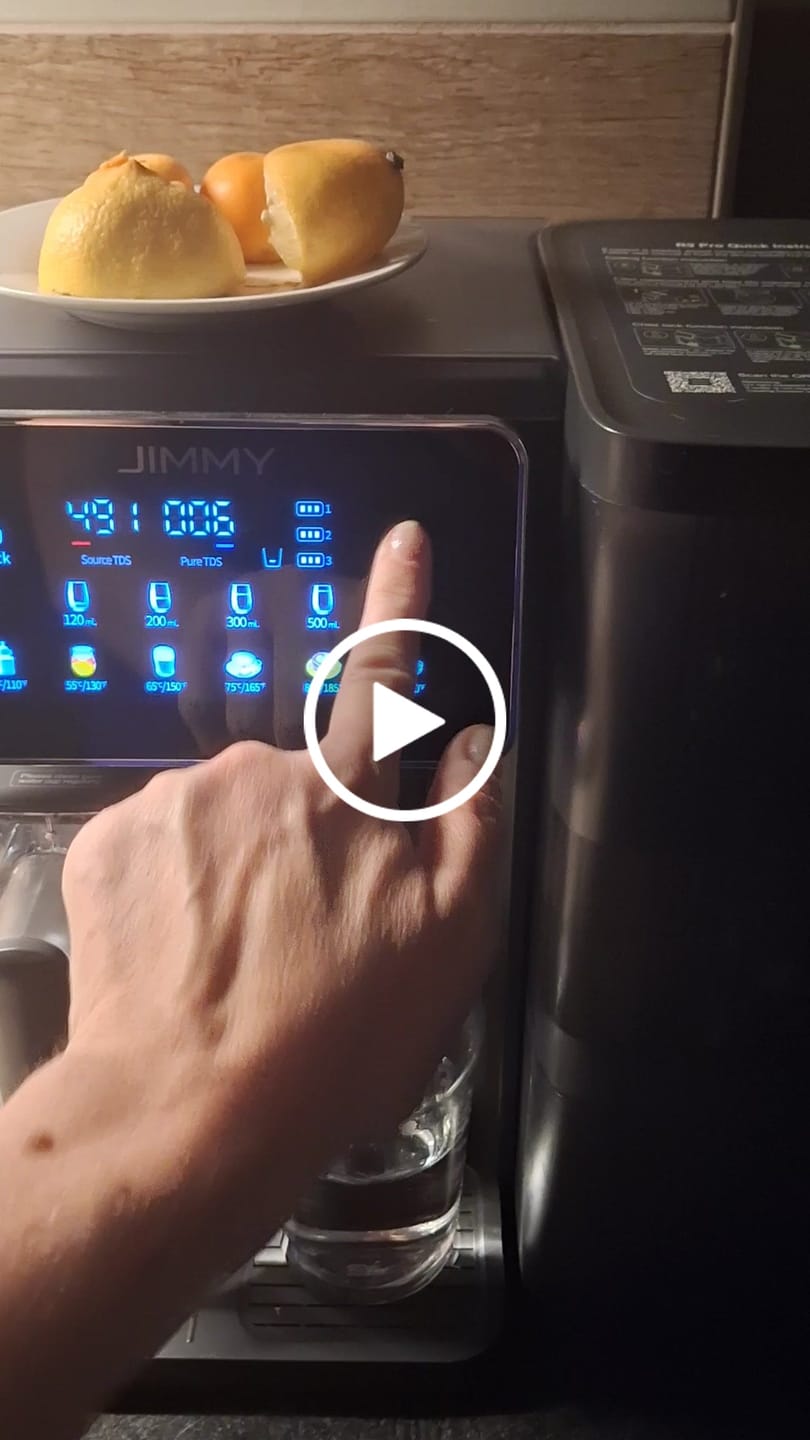 Customer video review of R9 Pro Smart Countertop Reverse Osmosis Water Purifier