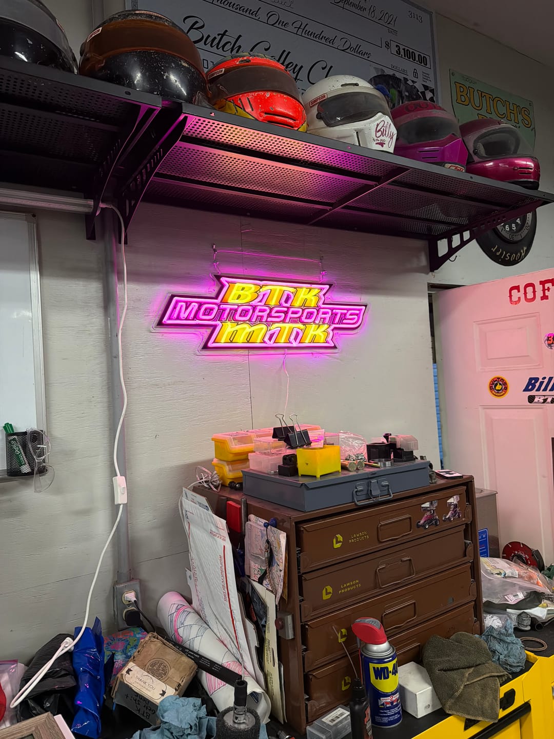 Customer photo review of BTK Motorsports MTK | Led Neon Sign (INDOOR)
