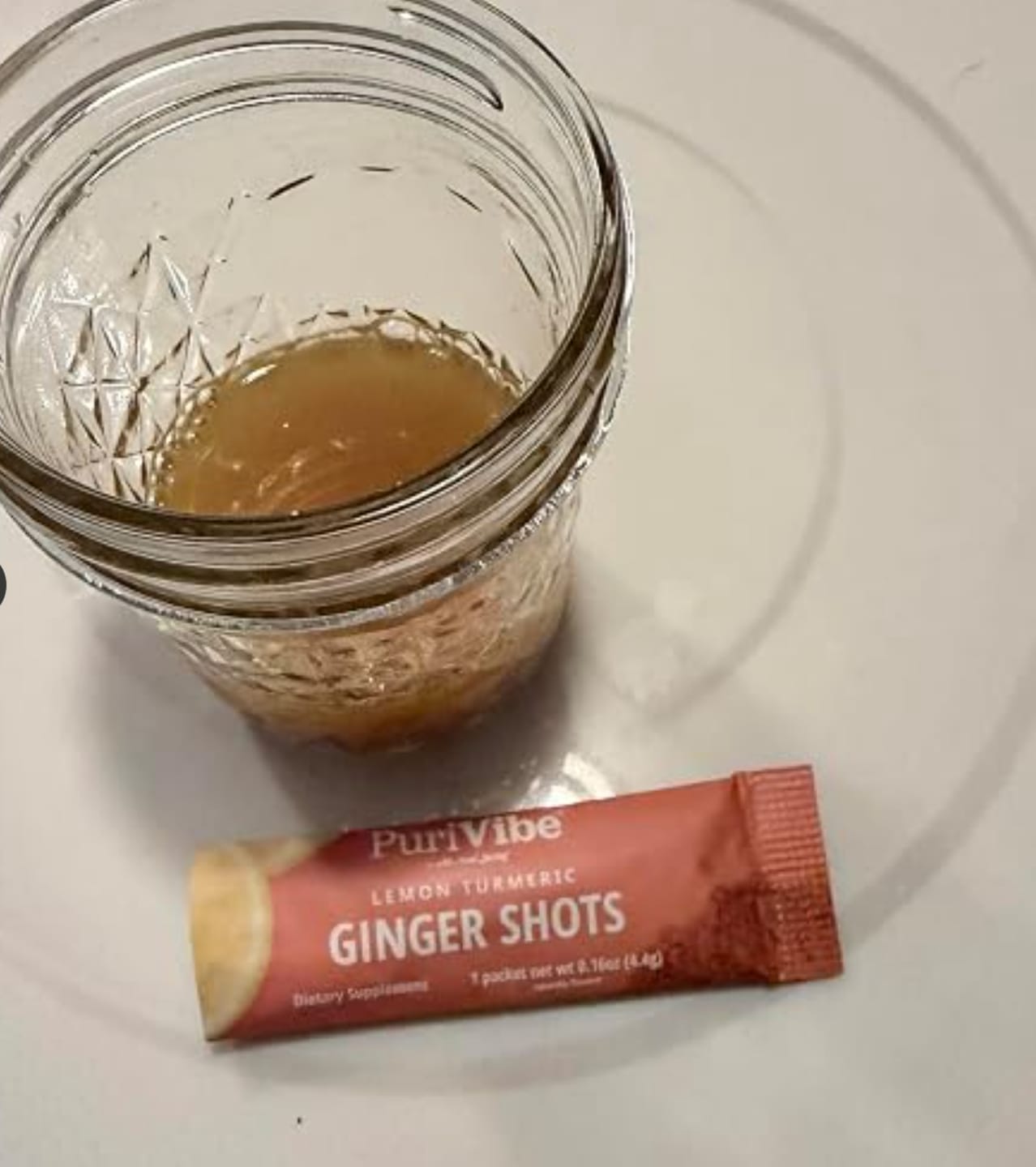 Customer photo review of Lemon Turmeric Ginger Shots