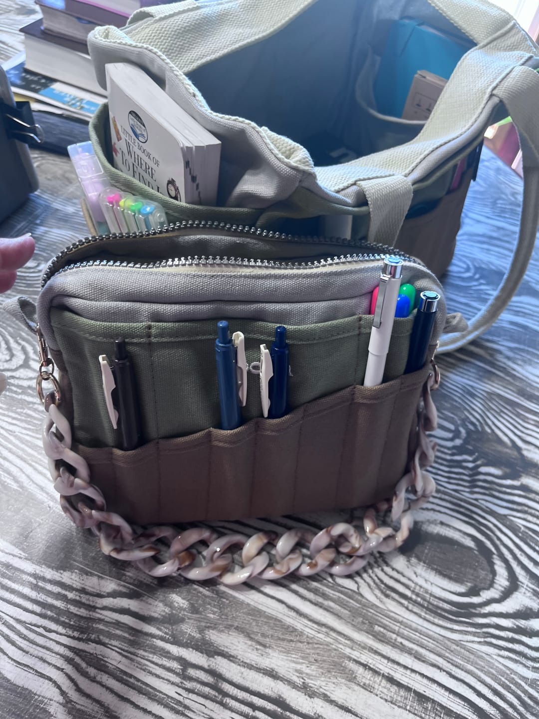 Customer photo review of Soolla® Studio Pouch, Good Earth