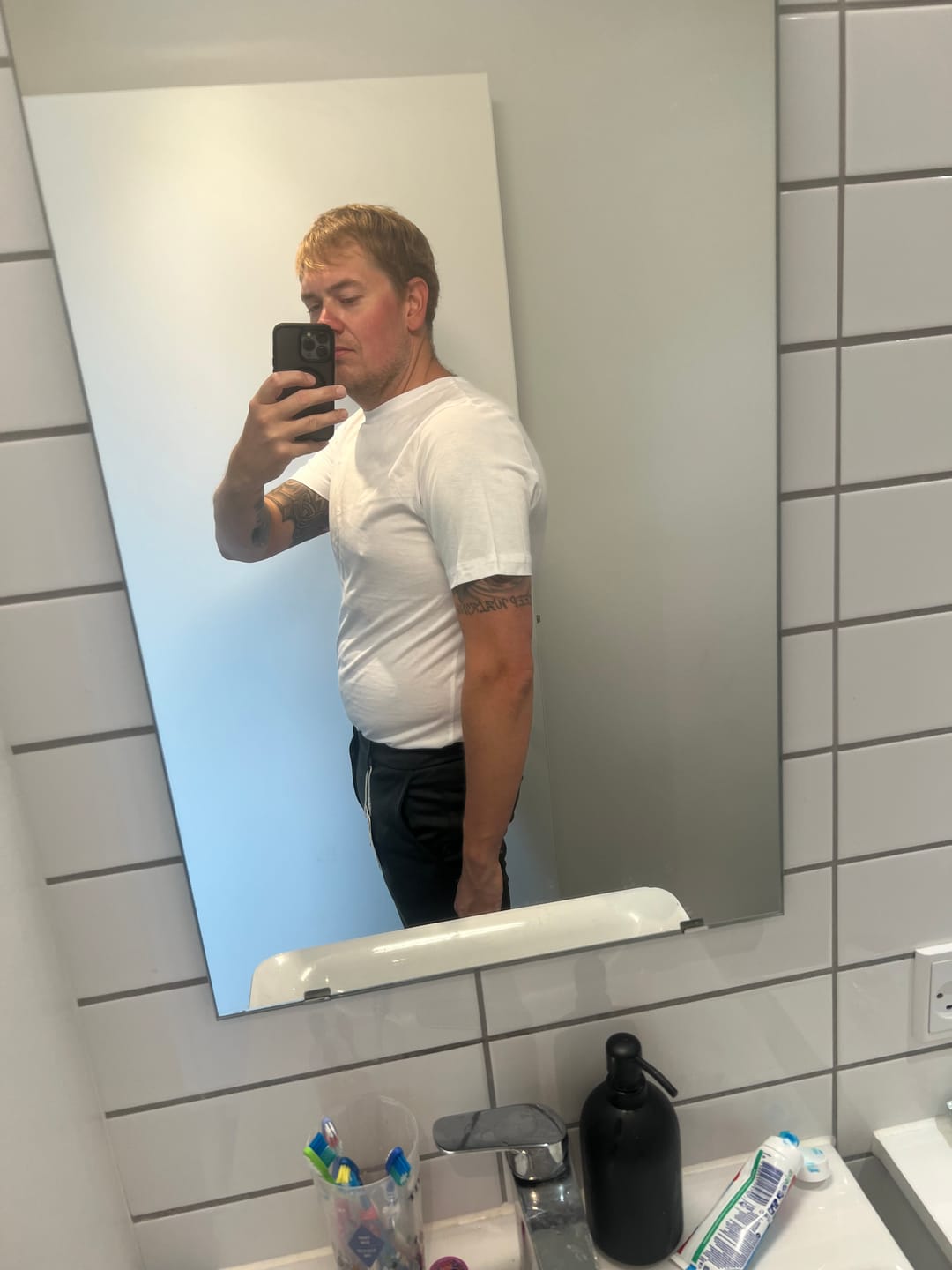 Customer photo review of Organic Basic T-shirt - White