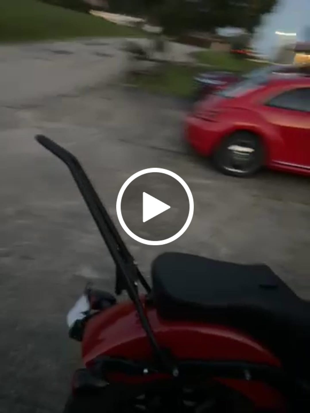 Customer video review of Iron Born Blade 25" Sissy Bar for Wide Seat w/ Foldable Rack for Harley Softail Street Bob FXBB Matte Black