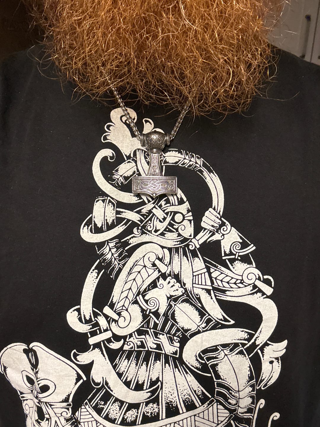 Customer photo review of Mjölnir of Ödeshög Necklace