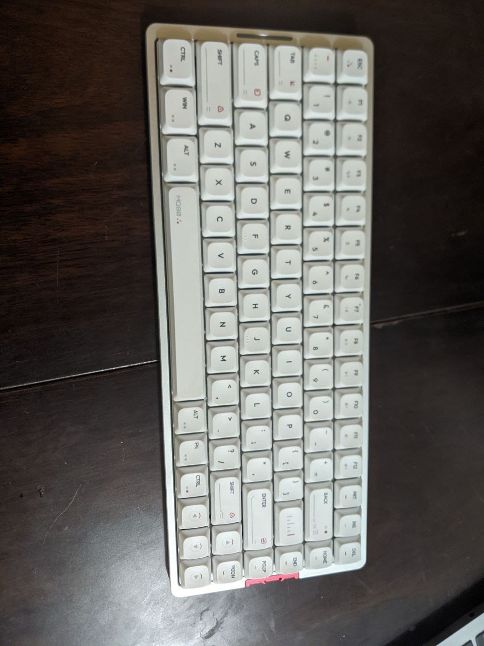 Customer photo review of IQUNIX MQ80 Aluminum Low Profile Mechanical Keyboard