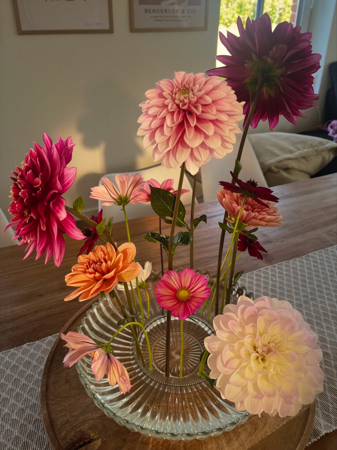 Customer photo review of Kenzan Ring 150 mm Acrylic Flower Frog