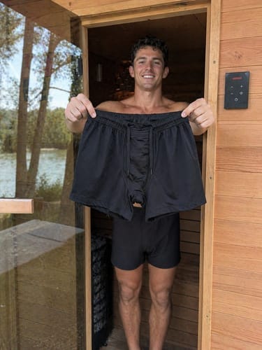 Customer photo review of 100% Cotton Fertility Cooling Sauna Briefs