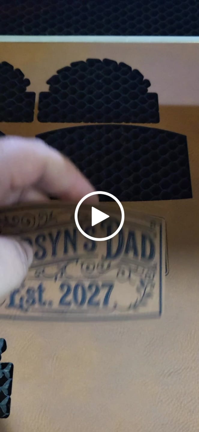 Customer video review of Thick Leatherette Sheet - Rawhide / Black