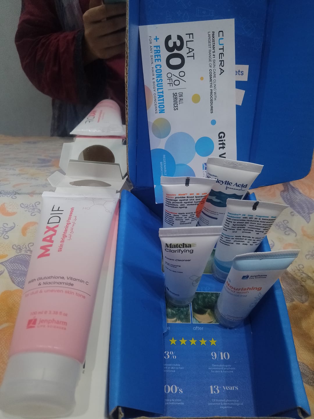 Customer photo review of Maxdif Facewash